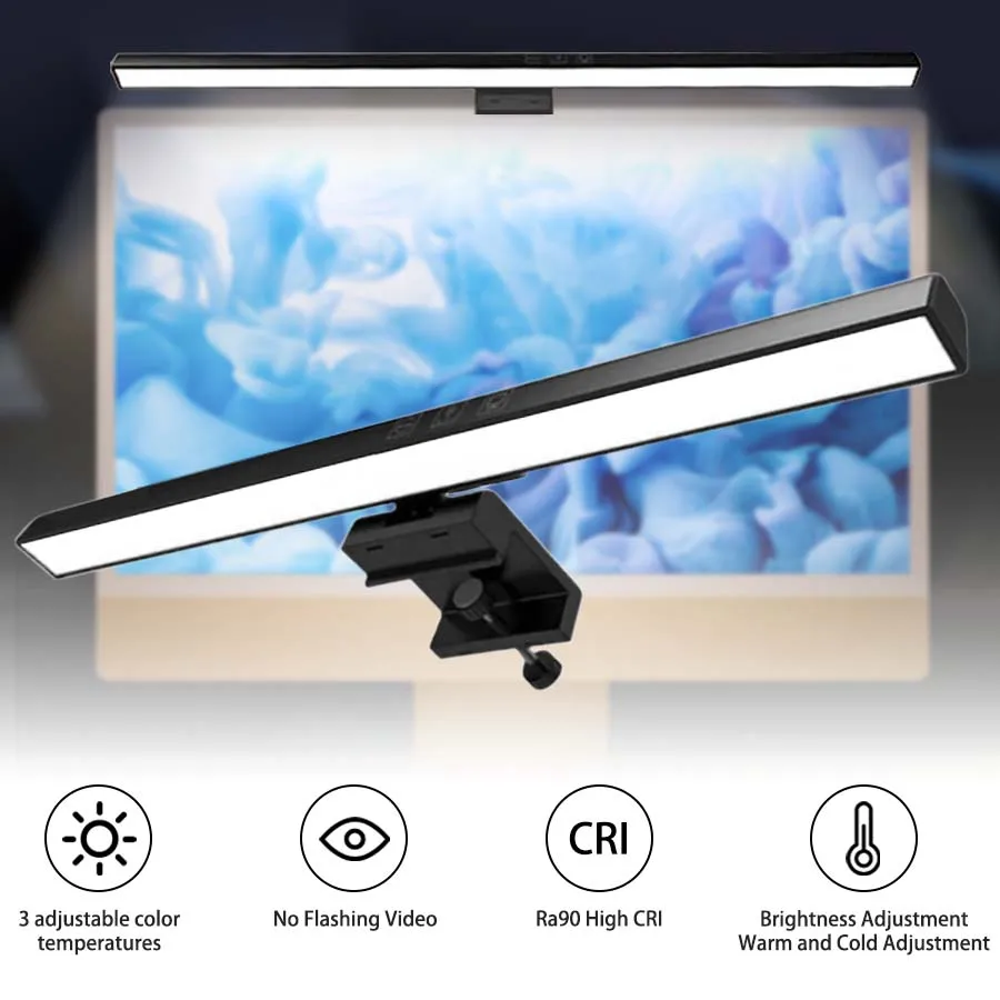 Desk Setup No Monitor - LED 33cm 50cm Monitor Light Bar