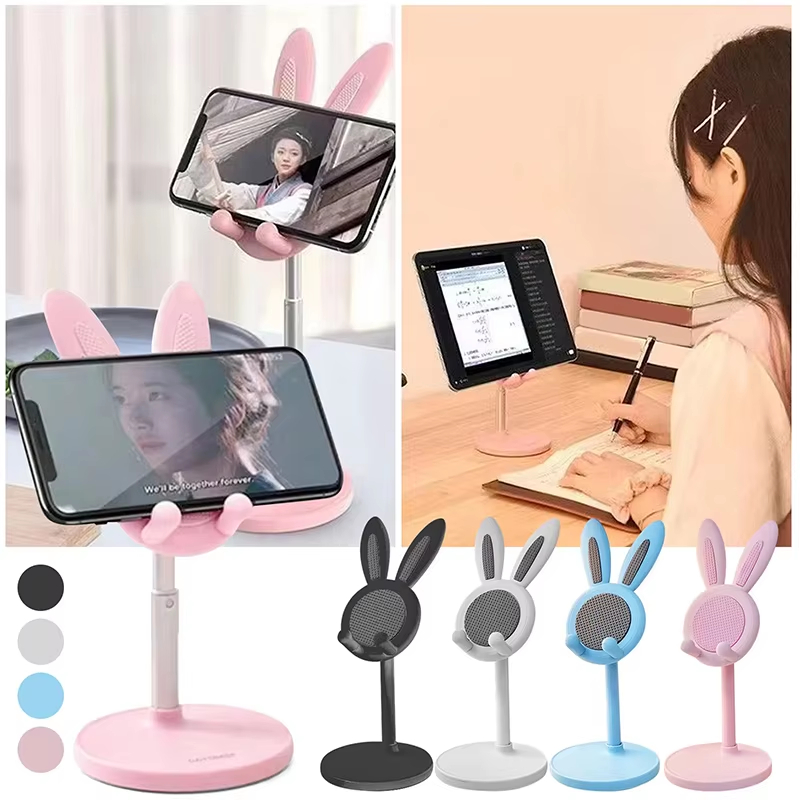 Desk Setup Ipad - Cute Cartoon Bunny Phone Stand Desktop