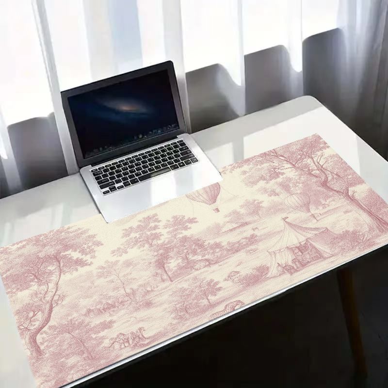 Desk Setup Vintage - Various Vintage White Desk Mat Pastoral