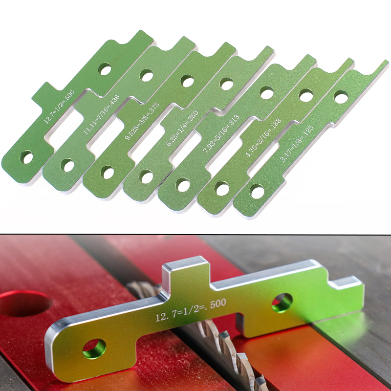 Desk Setup Pegboard - Woodworking Router Setup Blocks 7PCS Router