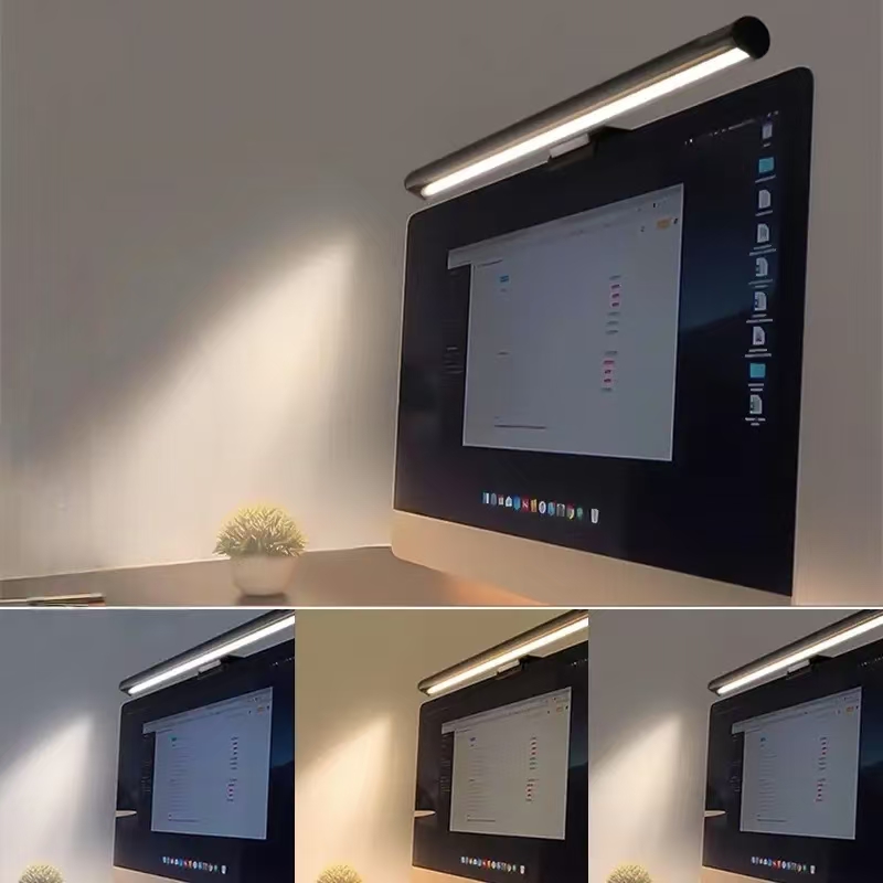 Eye-Friendly LED Monitor Light - огляд і ціна Desk Setup On Bed