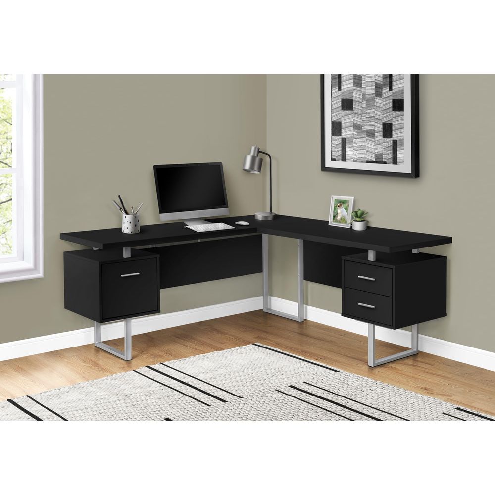 I 7619 Computer Desk, Home Off - огляд і ціна Desk Setup L Shaped