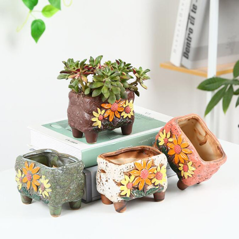 Korean Style Succulent Plant P - огляд і ціна Korean Desk Setup