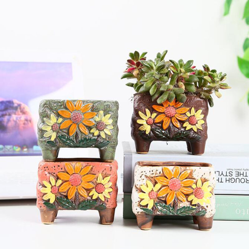 Korean Style Succulent Plant P - огляд і ціна Korean Desk Setup