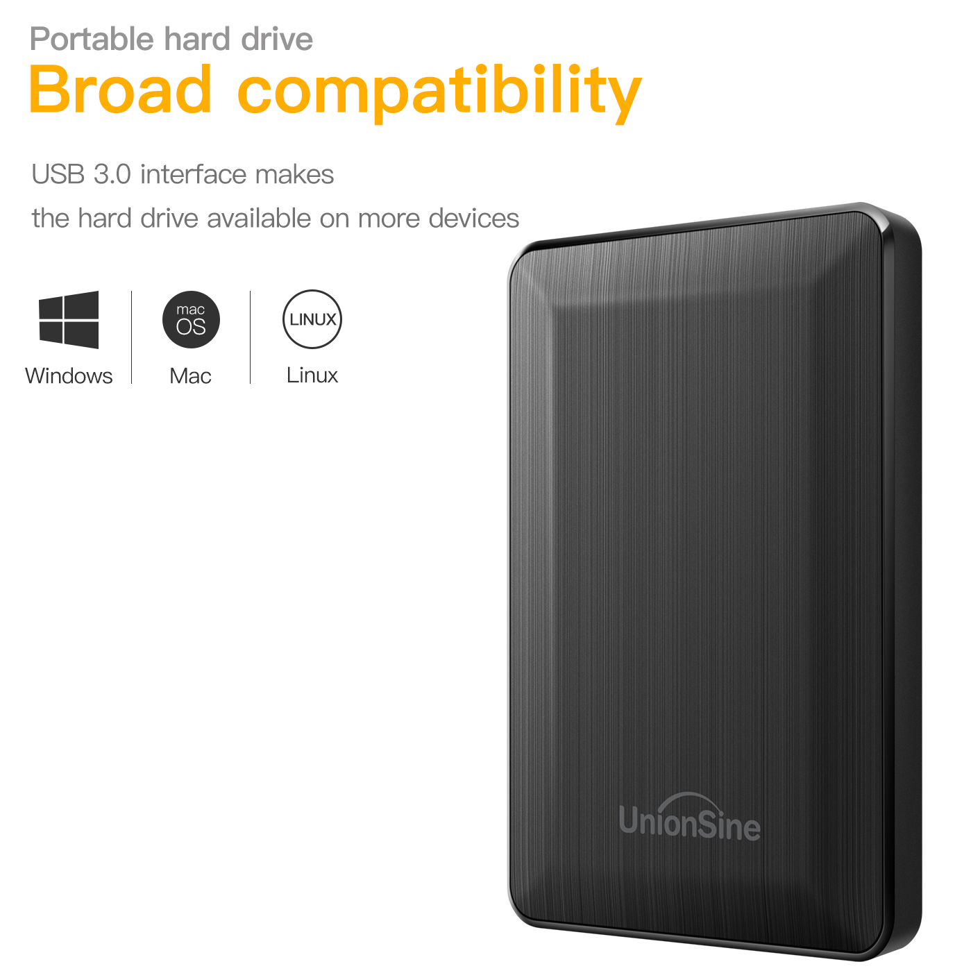 UnionSine 2.5' Portable Extern - огляд і ціна Desk Setup Ps5
