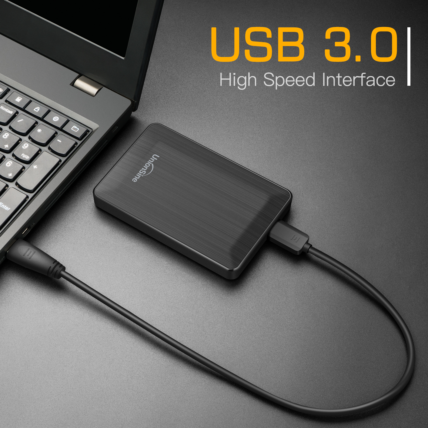UnionSine 2.5' Portable Extern - огляд і ціна Desk Setup Ps5