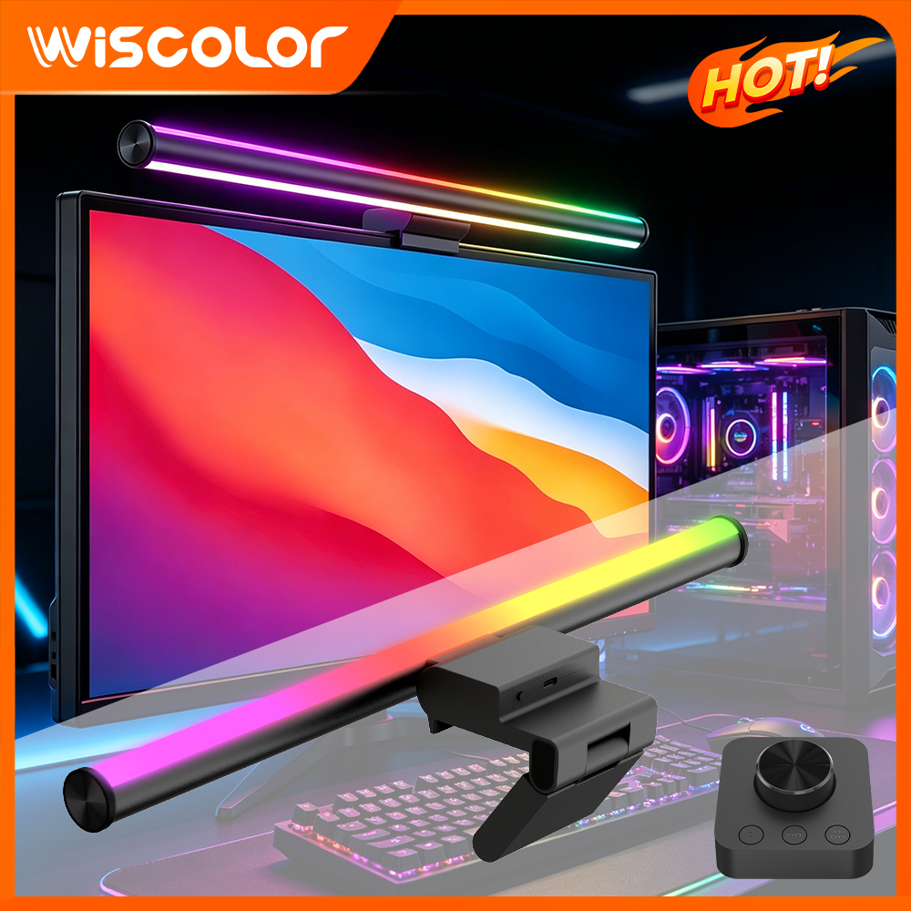RGB Light Bar Monitor Led Ligh - огляд і ціна Desk Setup No Monitor