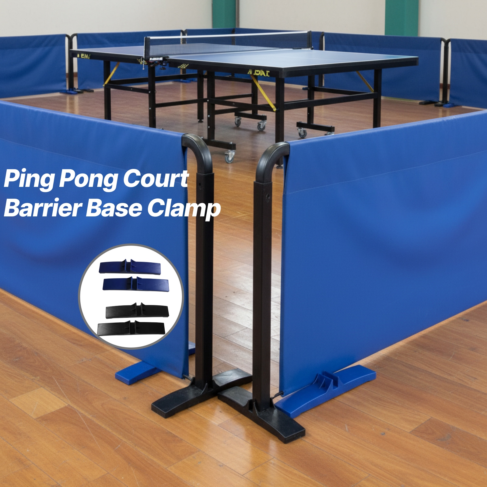 Table Tennis Court Divider Foo - огляд і ціна Desk Setup Pegboard