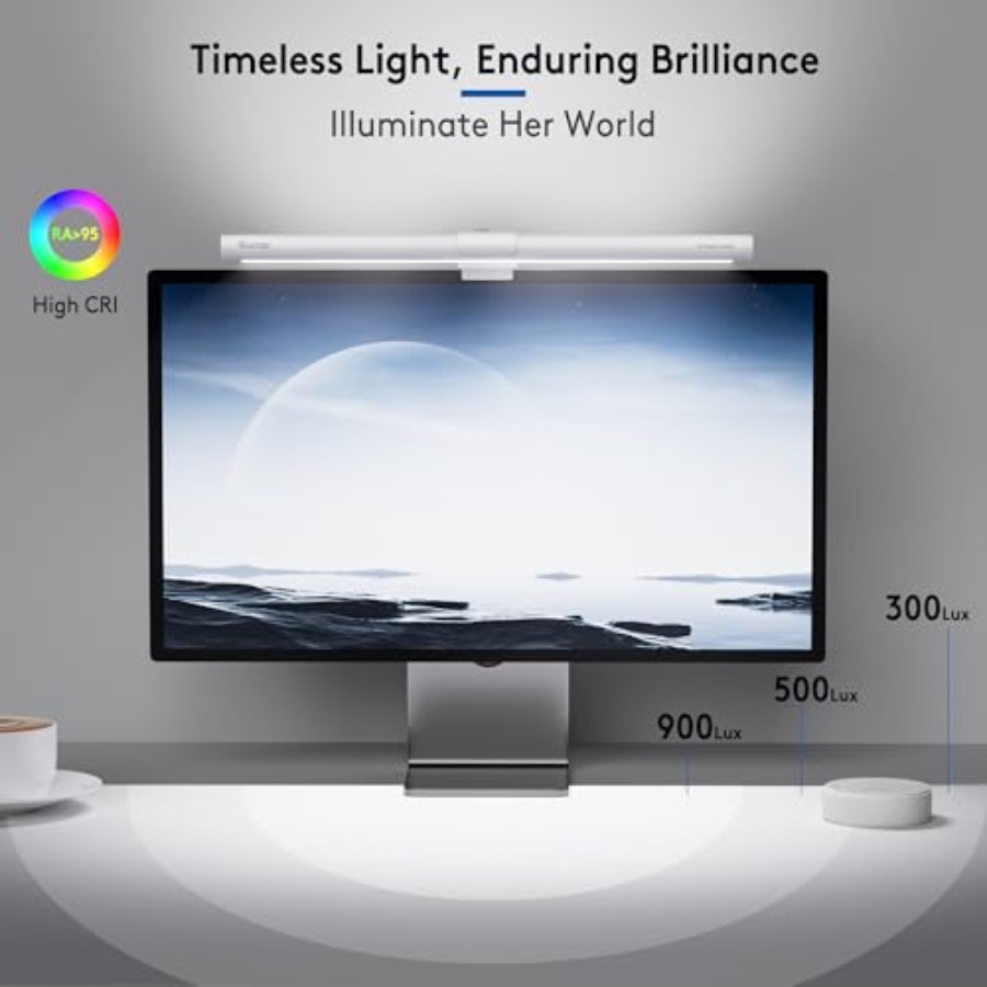 Monitor Light Bar with Remote, - огляд і ціна Desk Setup No Monitor