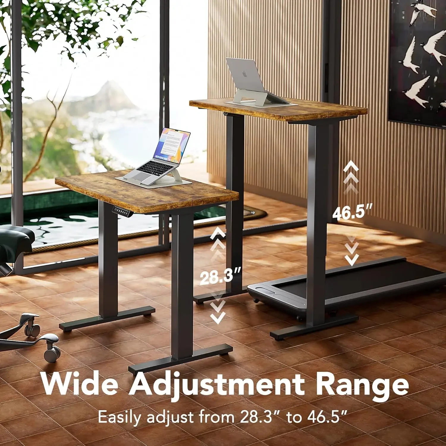 Electric Standing Desk, 55 x 2 - огляд і ціна Desk Setup L Shaped