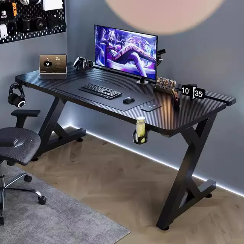 Q Minimalist Black Computer De - огляд і ціна Desk Setup No Computer