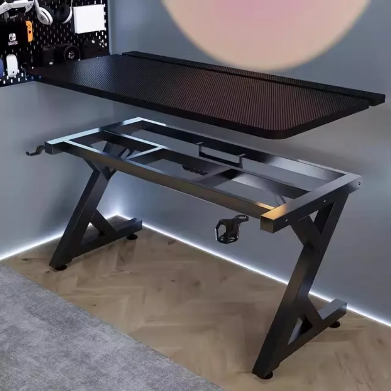 Q Minimalist Black Computer De - огляд і ціна Desk Setup No Computer
