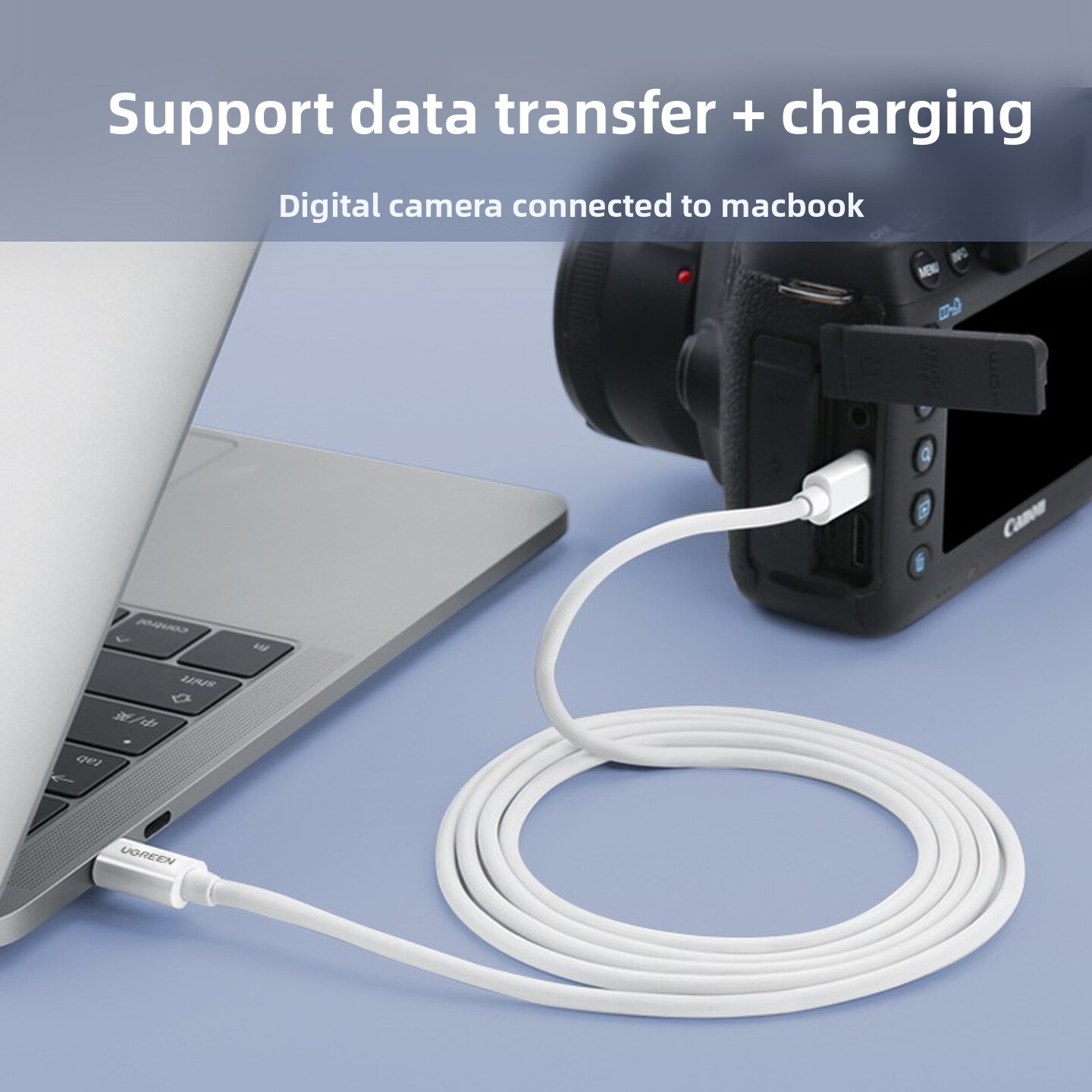 UGREEN USB2.0 Type C To Mini U - огляд і ціна Desk Setup Ipad