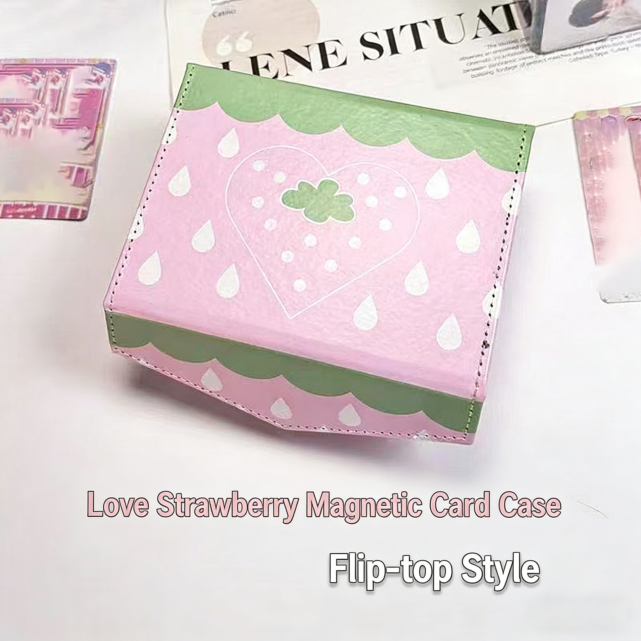 New Cute Strawberry Girl Heart - огляд і ціна Korean Desk Setup