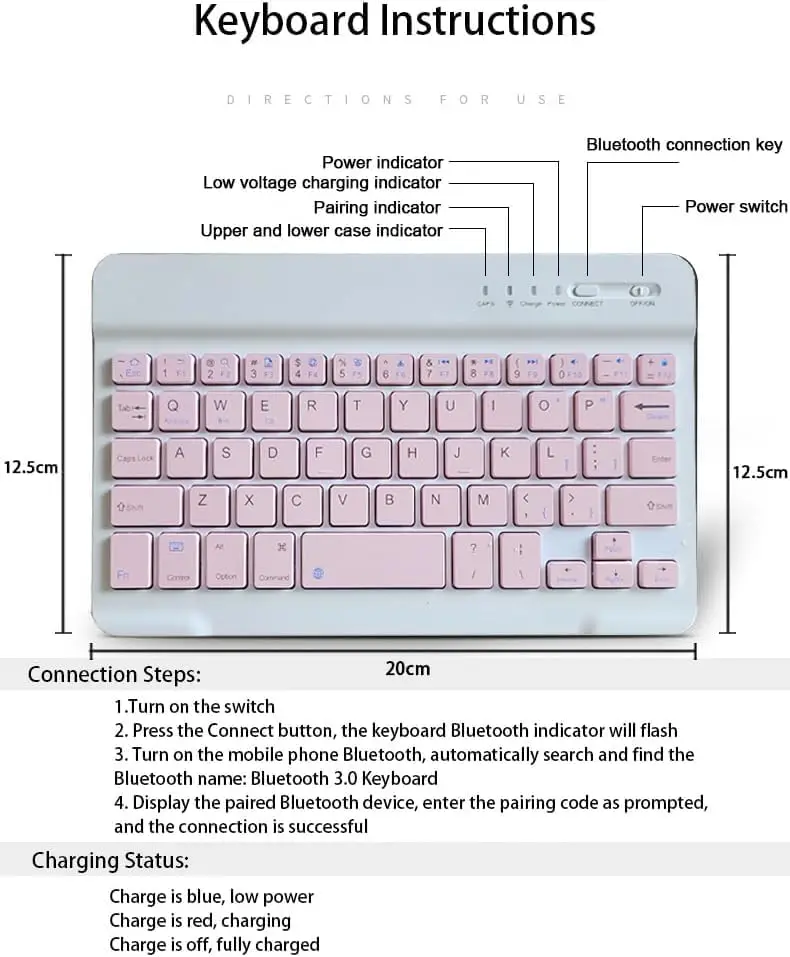 Keyboard Case For iPad mini 7t - огляд і ціна Desk Setup Ipad