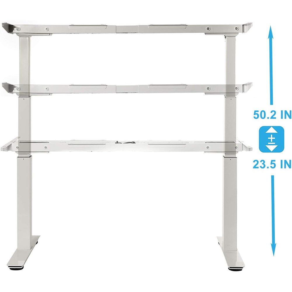Electric Dual Motor Stand Up D - огляд і ціна Desk Setup L Shaped