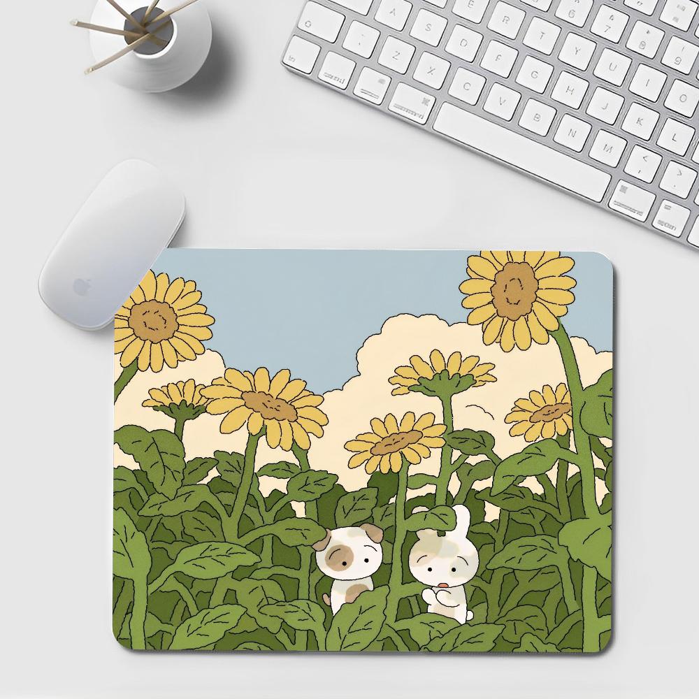 Green Plant Desk Mat Cute Kawa - огляд і ціна Korean Desk Setup