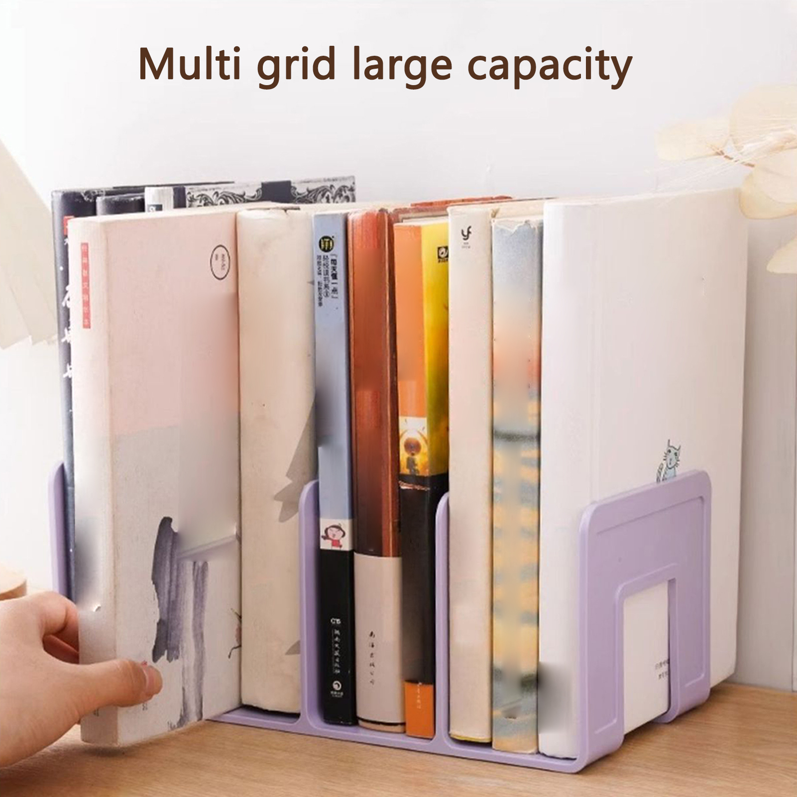 4 Compartments Rack Book Organ - огляд і ціна Desk Setup Organizer