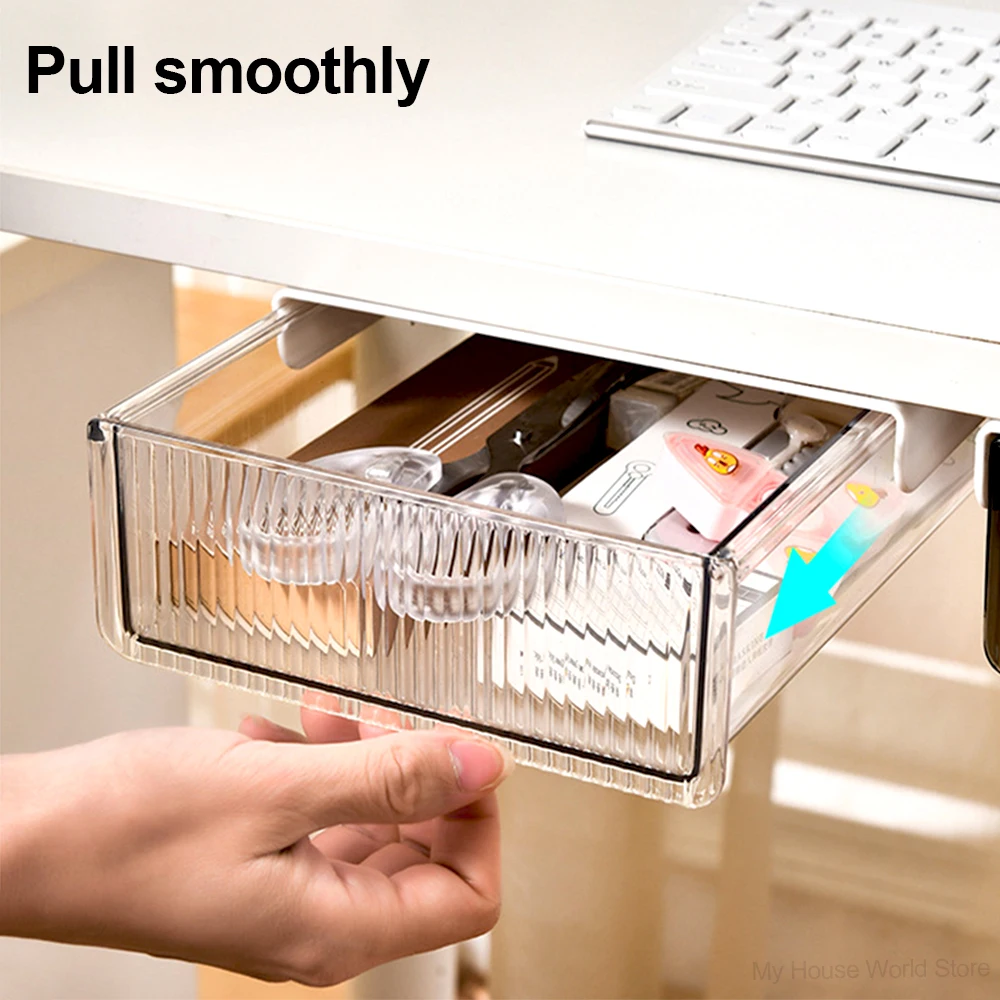 Under Desk Storage Drawers Sli - огляд і ціна Desk Setup Organizer