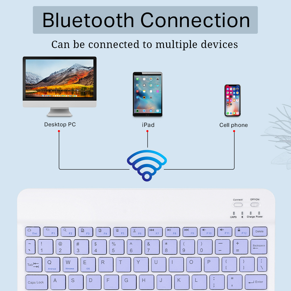 Mini Wireless Keyboard Bluetoo - огляд і ціна Desk Setup Ipad