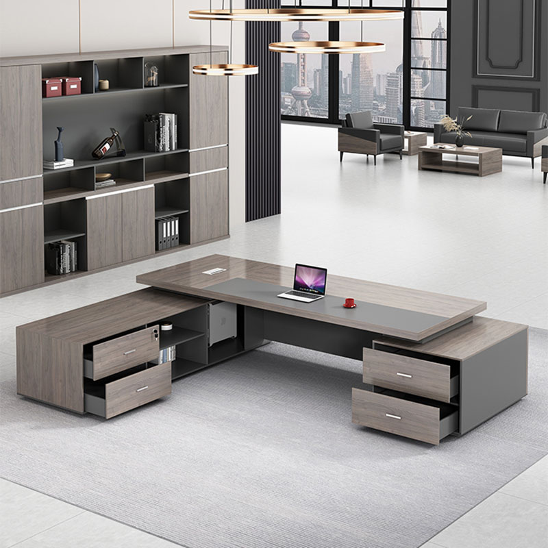 Desk Luxury Storage L Shaped E - огляд і ціна Desk Setup No Computer