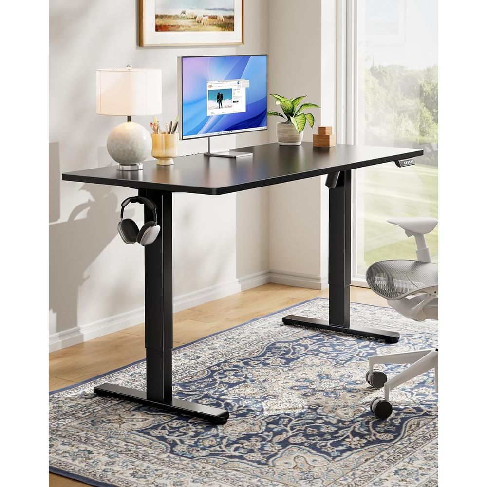 Electric Standing Desk, Whole  - огляд і ціна Desk Setup L Shaped
