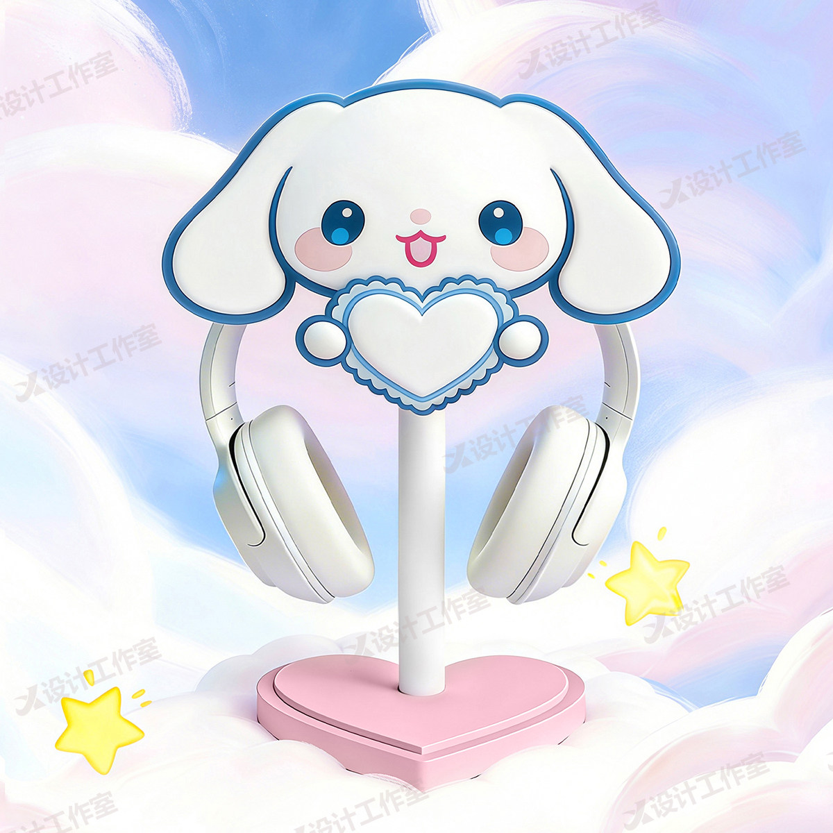 New Cinnamoroll Over Ear Headp - огляд і ціна Desk Setup Girly