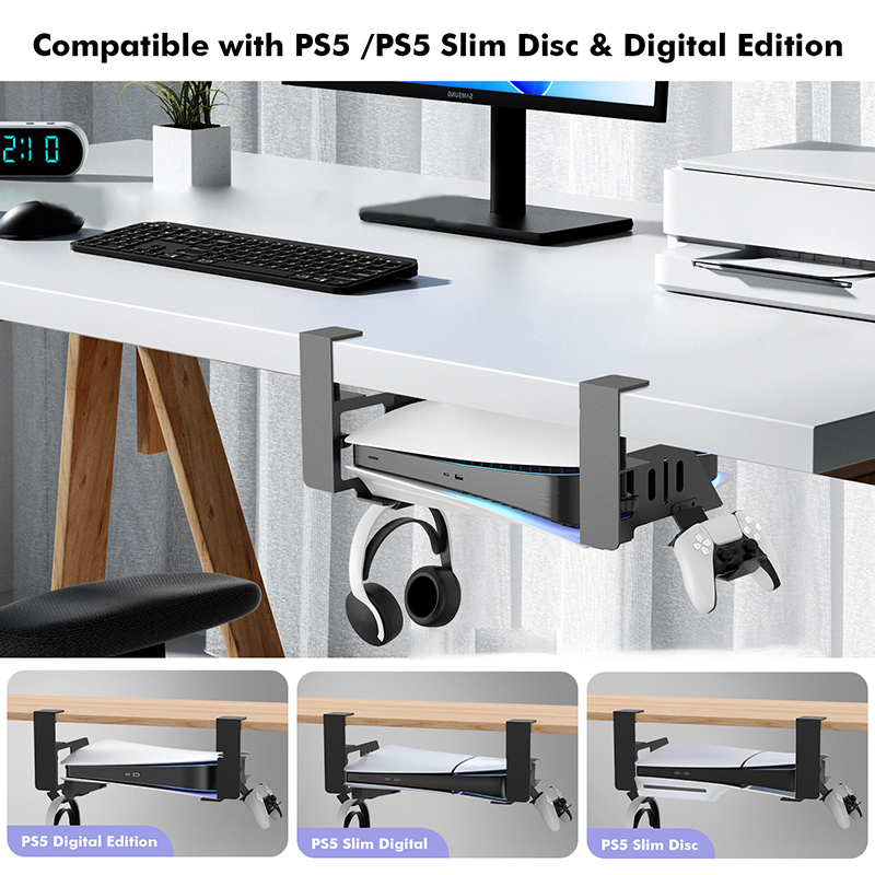 Under Table Hanging Holder For - огляд і ціна Desk Setup Ps5