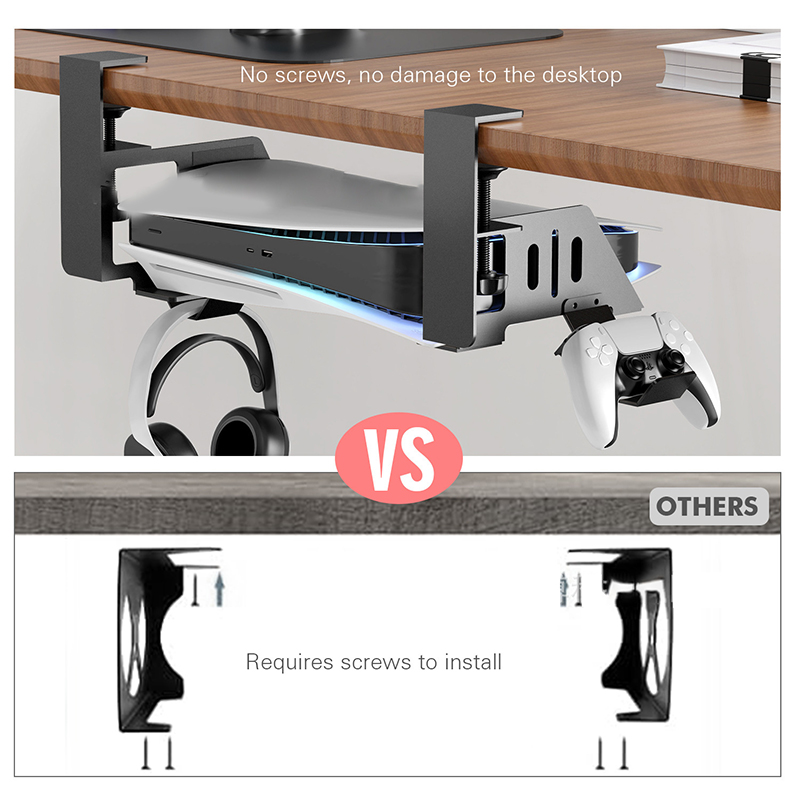 Under Table Hanging Holder For - огляд і ціна Desk Setup Ps5