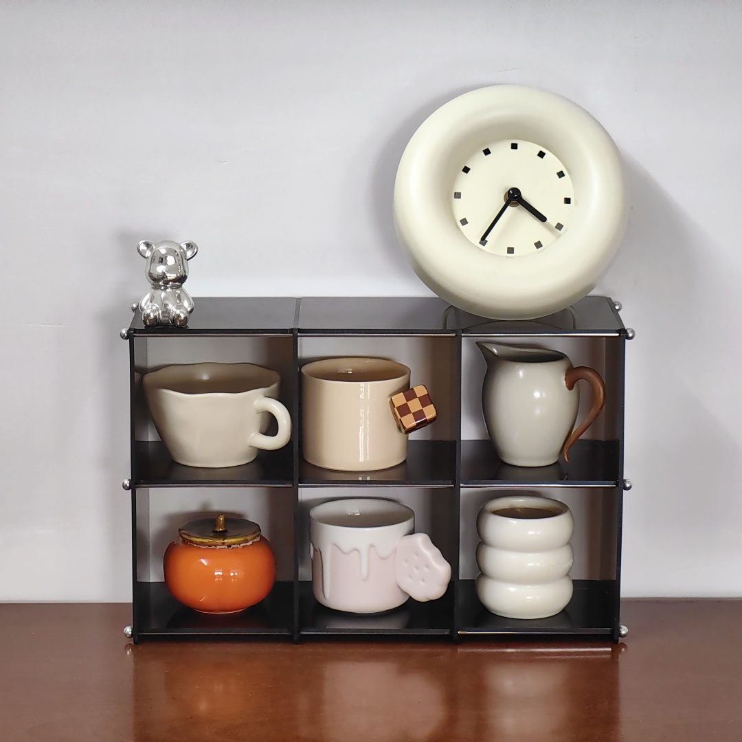 Acrylic Display Shelf Cups Sto - огляд і ціна Desk Setup Organizer