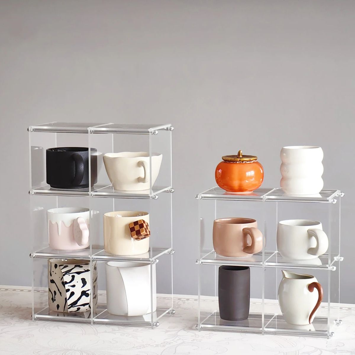 Acrylic Display Shelf Cups Sto - огляд і ціна Desk Setup Organizer