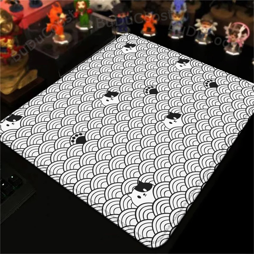 18x22cm Small Rug Black Cat Cl - огляд і ціна Korean Desk Setup