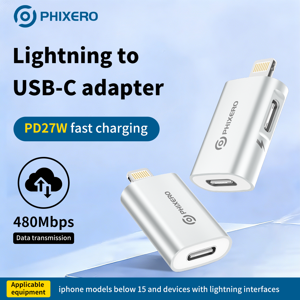 PHIXERO USB C OTG Adapter 27W  - огляд і ціна Desk Setup Ipad