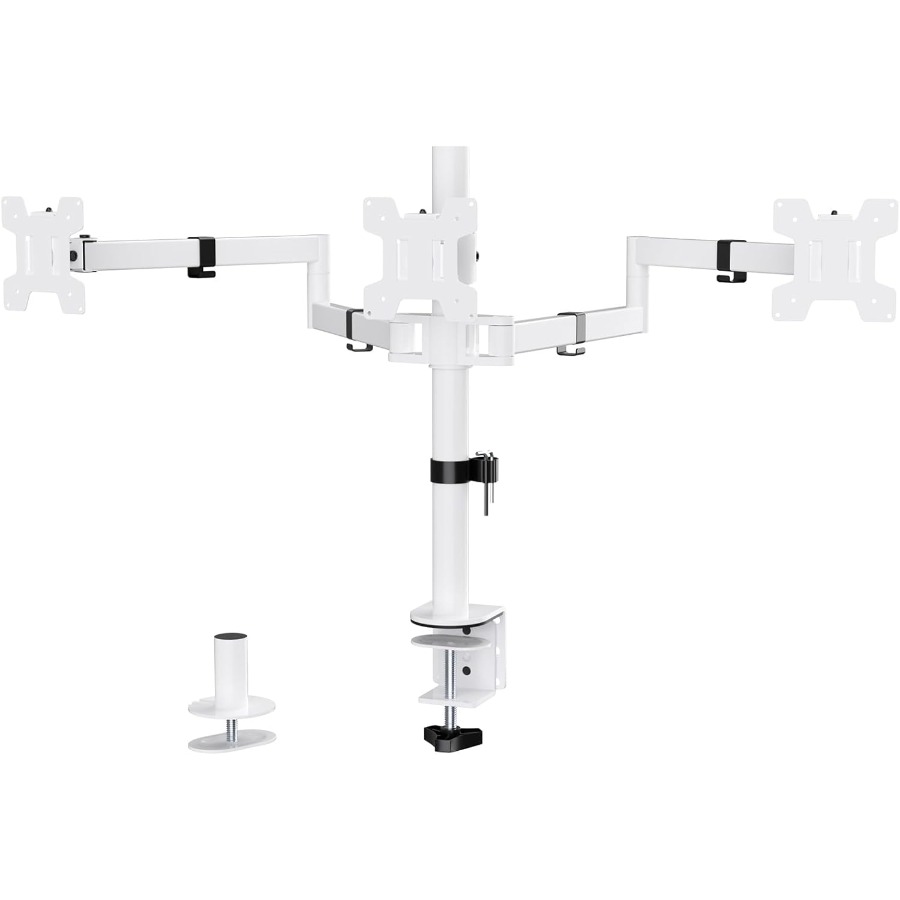 Triple Monitor Mount for Desk  - огляд і ціна Setup Desk Monitor