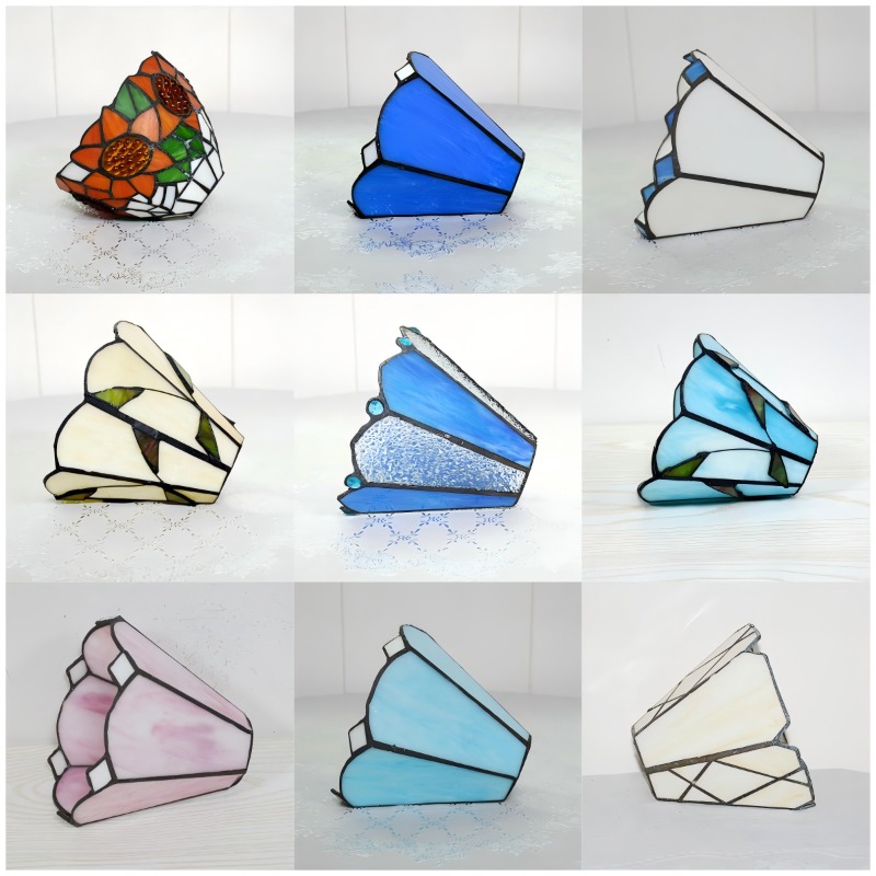 E27 Stained Glass Lampshade fo - огляд і ціна Desk Setup Vintage