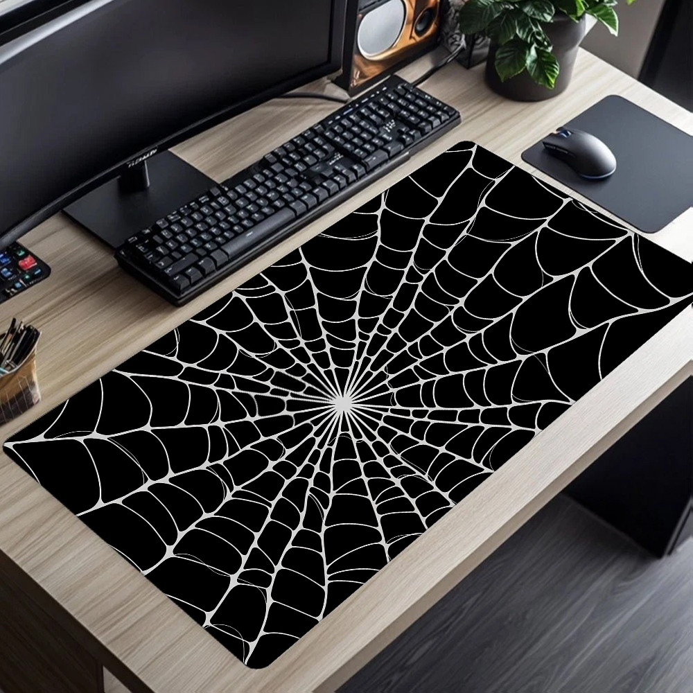 Abstract Black White Mouse Pad - огляд і ціна Desk Setup Black And White