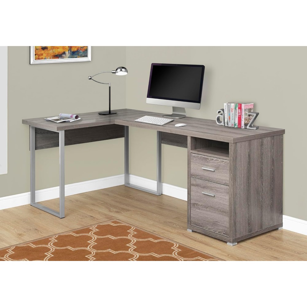 I 7255 Computer Desk, Home Off - огляд і ціна Desk Setup L Shaped