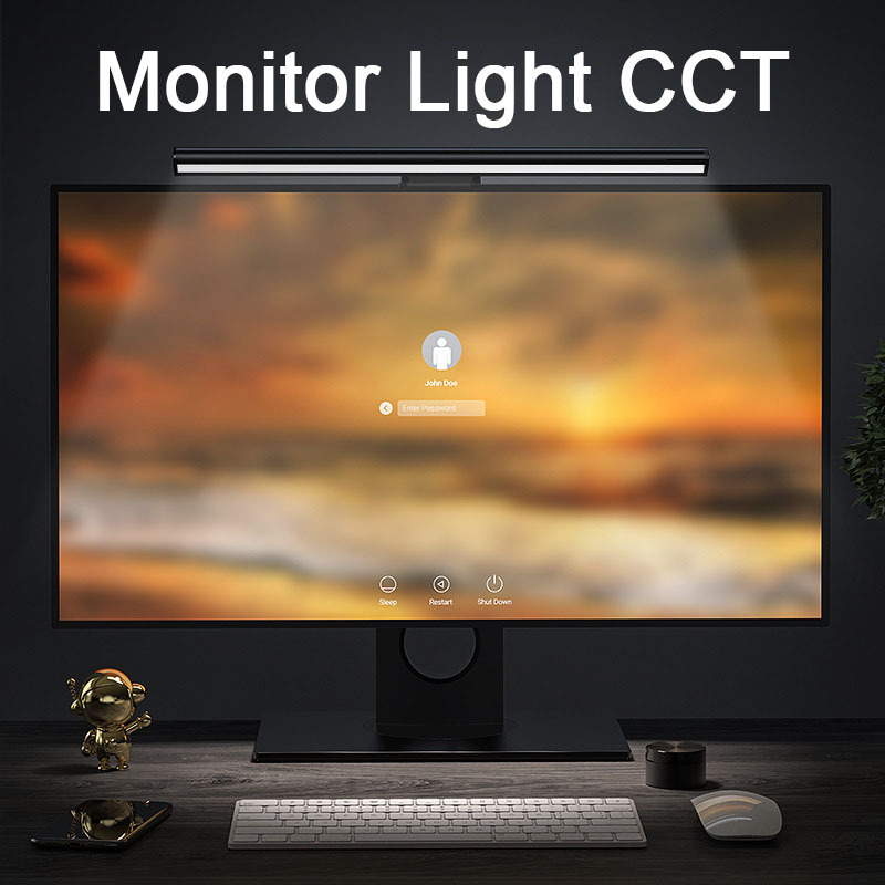 LED Monitor Hanging Desk Light - огляд і ціна Desk Setup On Bed