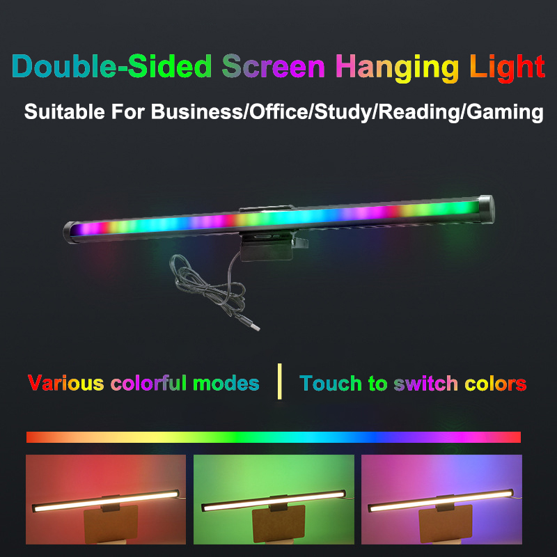 LED Monitor Hanging Desk Light - огляд і ціна Desk Setup On Bed