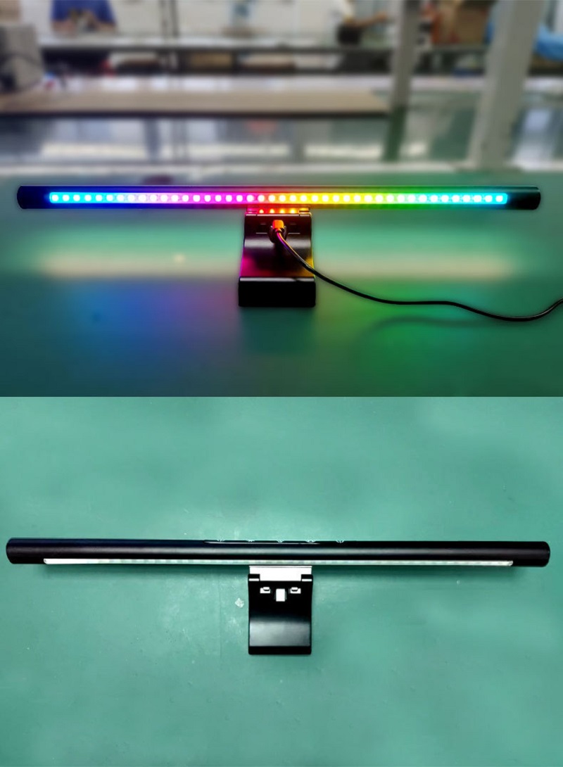 LED Monitor Hanging Desk Light - огляд і ціна Desk Setup On Bed
