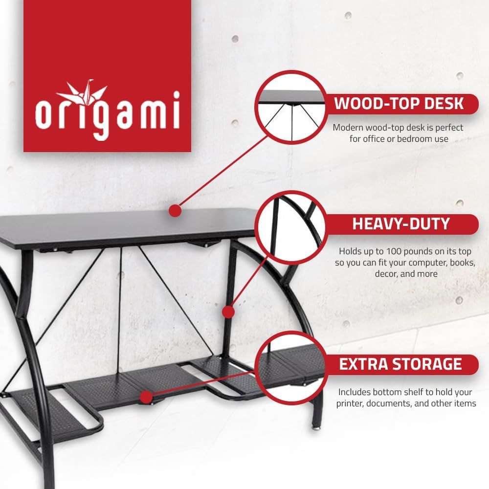Space-Saving Collapsible Compu - огляд і ціна Setup Desk Monitor