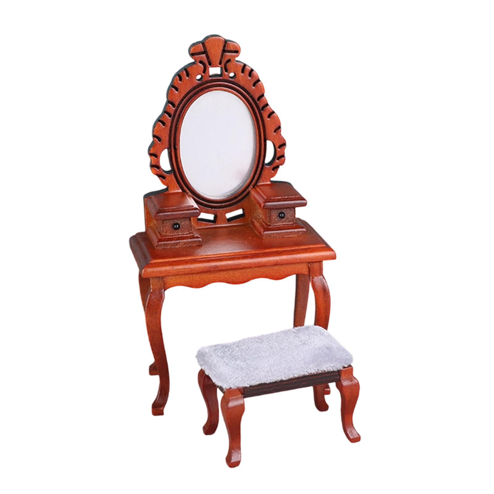 1/12 Vanity Desk Model with St - огляд і ціна Desk Setup Girly