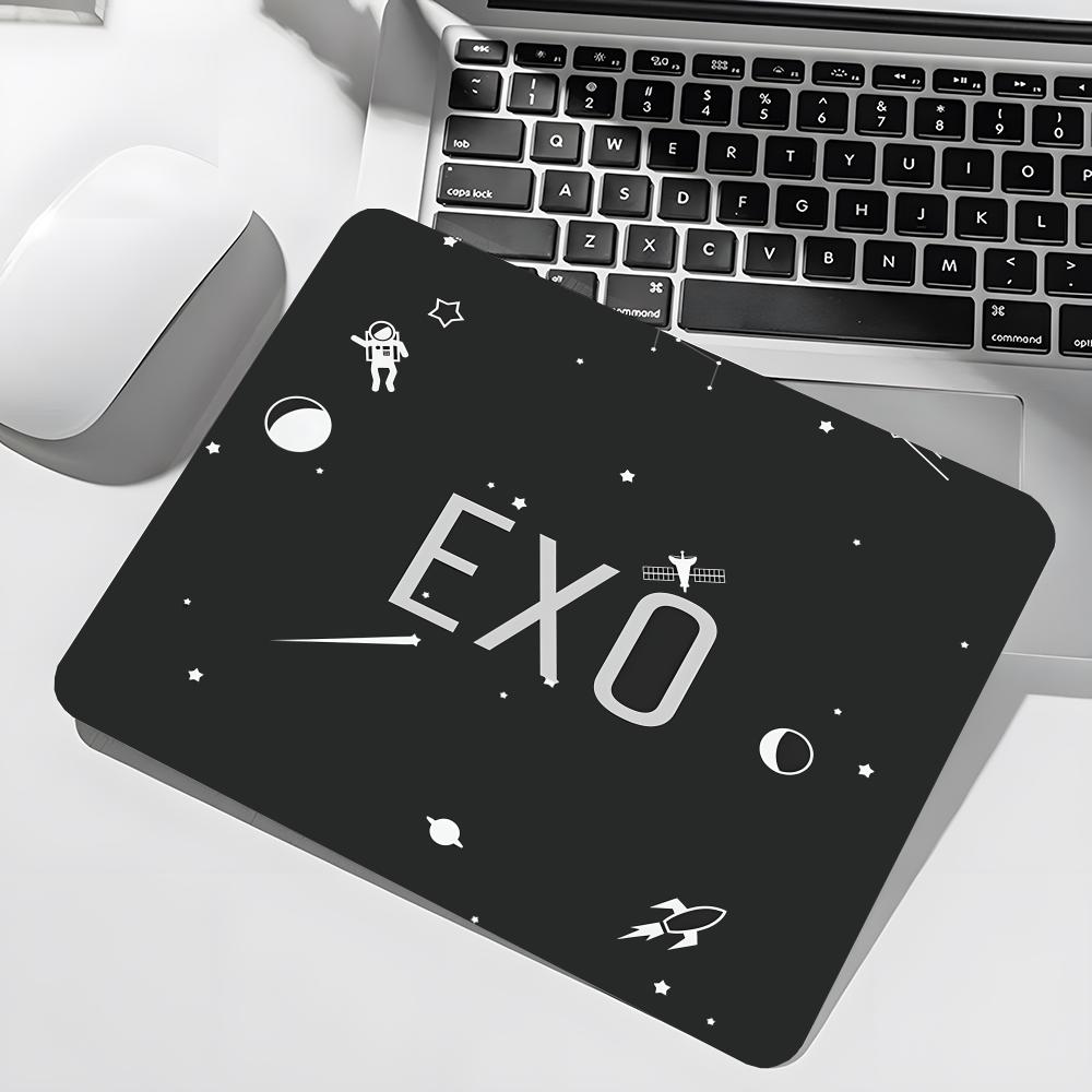 EXO Logo Kpop Mouse Pad Gamer  - огляд і ціна Desk Setup Kpop