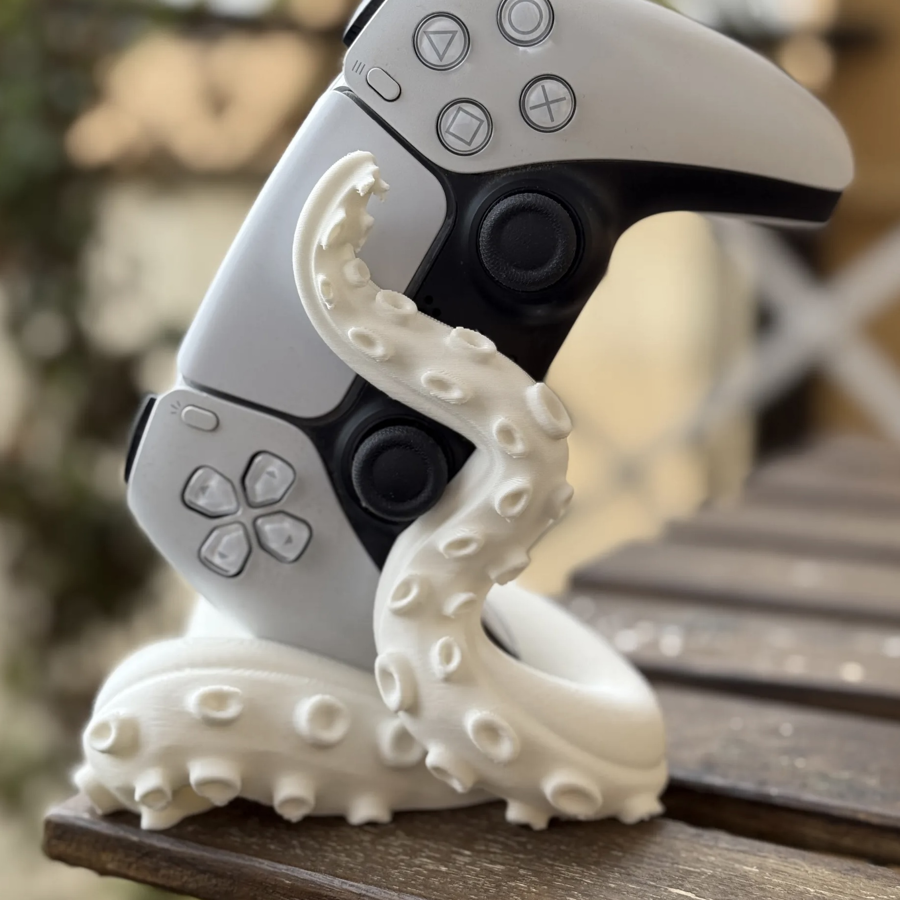 3D Printed Octopus Game Contro - огляд і ціна Desk Setup Ps5