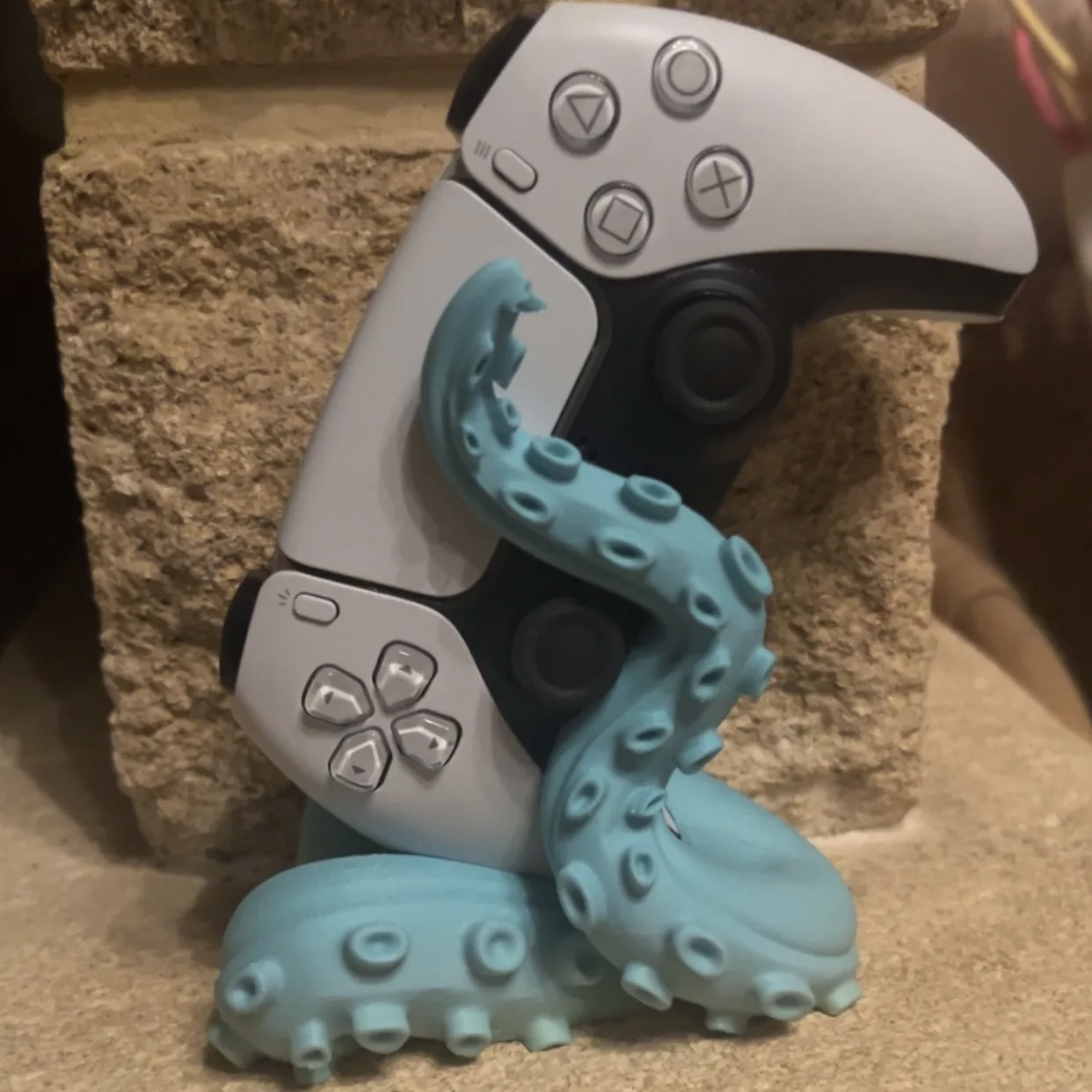 3D Printed Octopus Game Contro - огляд і ціна Desk Setup Ps5