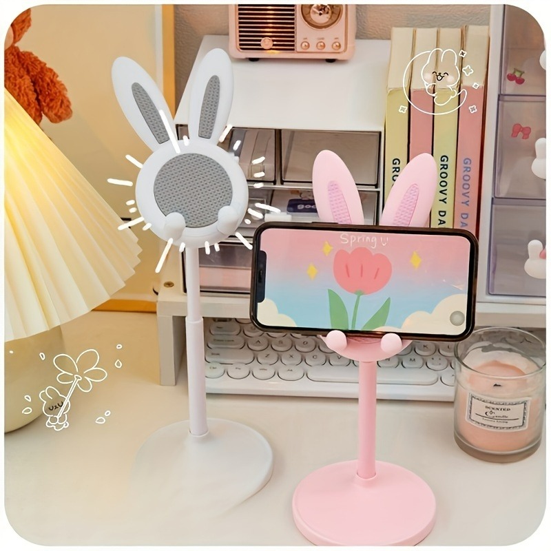 Pink Phone Holder Desktop Cell - огляд і ціна Desk Setup Ipad
