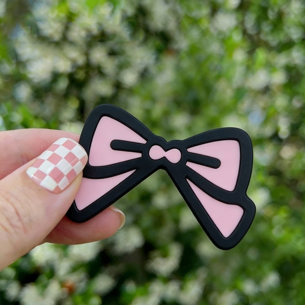 Cute Pink Bow Monitor Decor Ka - огляд і ціна Desk Setup No Monitor