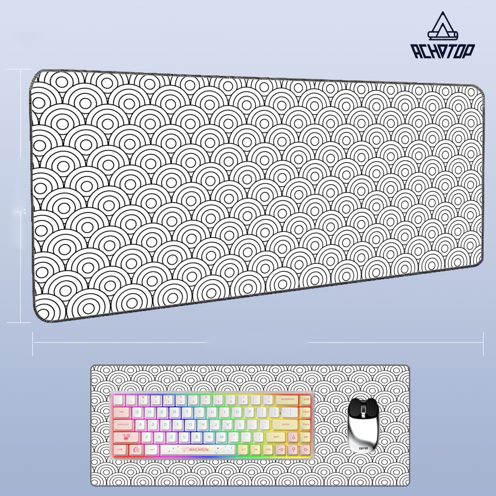 Mousepads Large Anime Mouse Pa - огляд і ціна Desk Setup Black And White