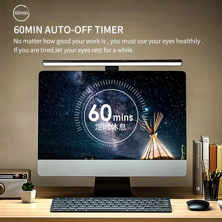 33cm 50cm LED Monitor Light Re - огляд і ціна Desk Setup No Monitor