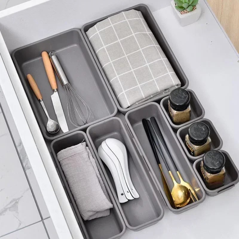 8-piece Set Drawer Organiser O - огляд і ціна Korean Desk Setup